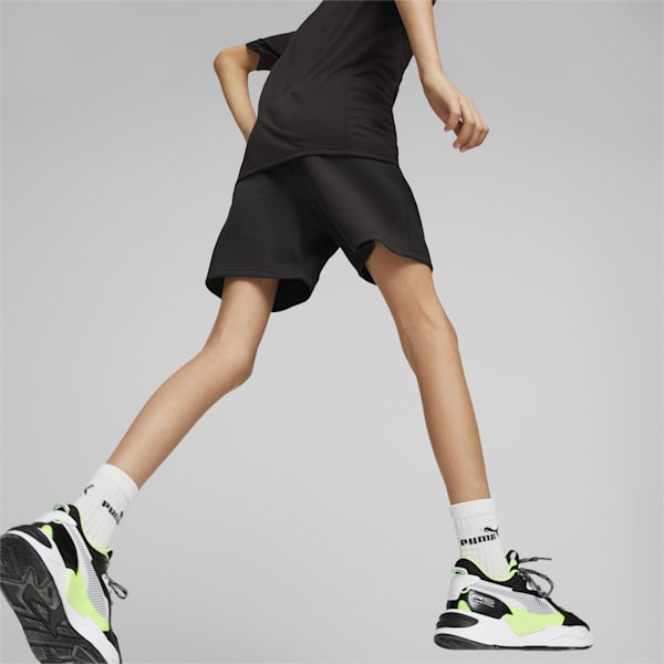 EVOSTRIPE 8" Youth Shorts, PUMA Black, extralarge-AUS